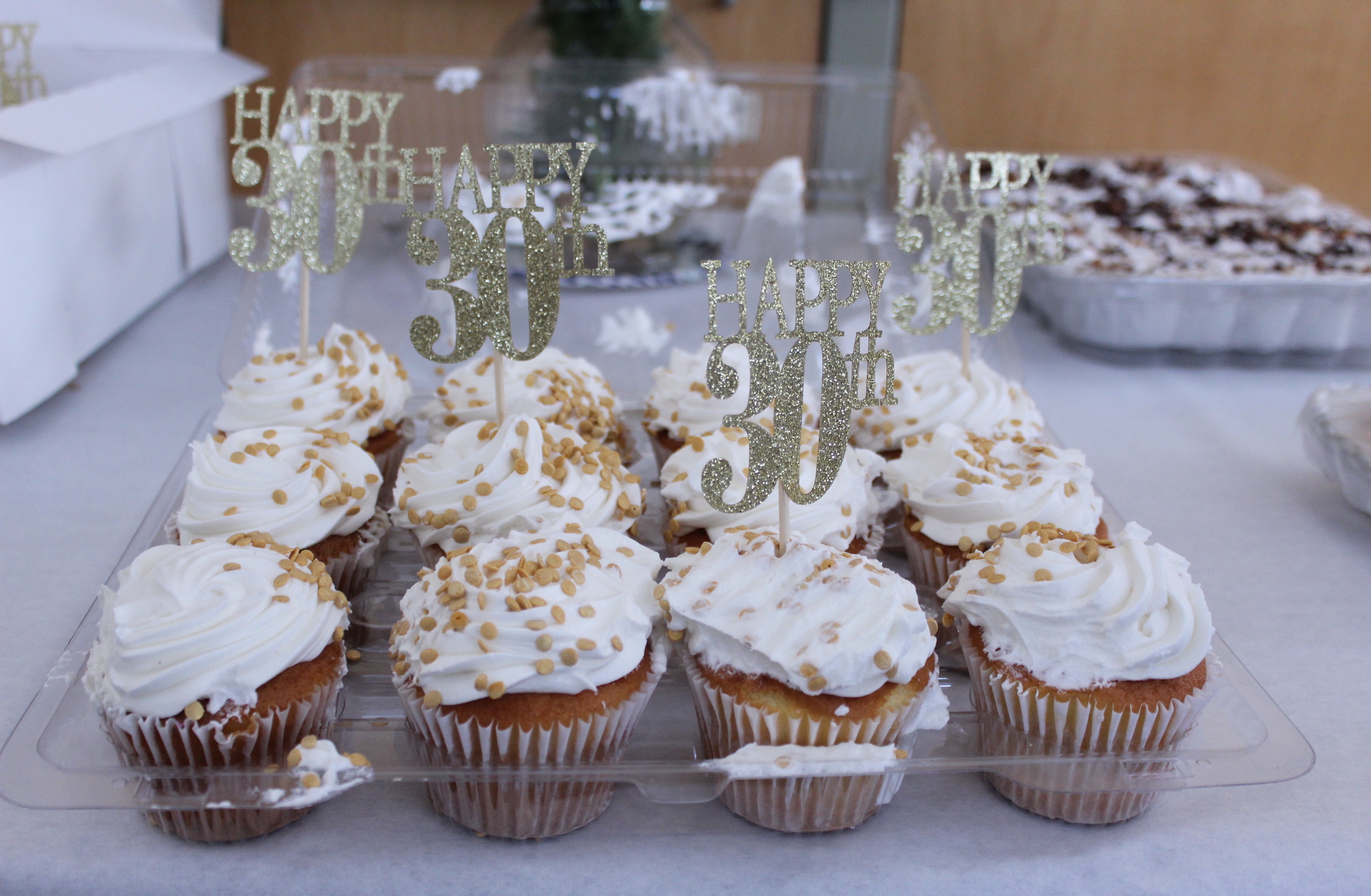 Celebrating 30 Years Cupcakes